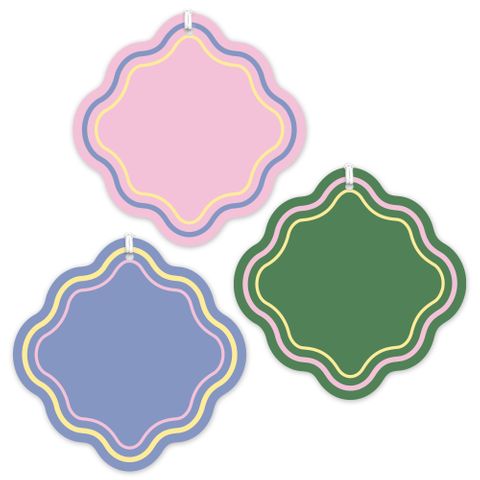 ROSEMERE ASSORTED GIFT TAG TRIO PACK OF 6