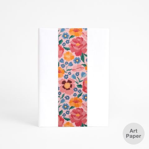 SKINNY WRAP ROSEMERE FLORAL PETAL ART PAPER (MATTE) 80gsm
