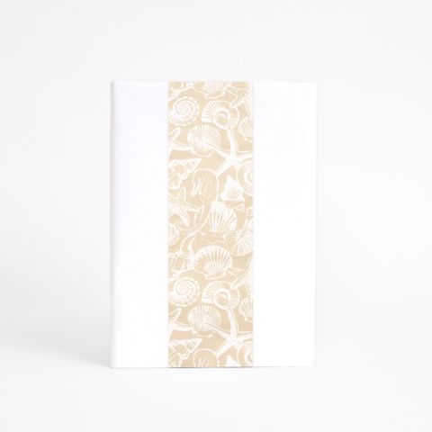 SKINNY WRAP SEASHELLS SAND 80gsm