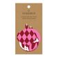 MERRY MODERNIST BRIGHT PINK GIFT TAG TRIO PACK OF 6
