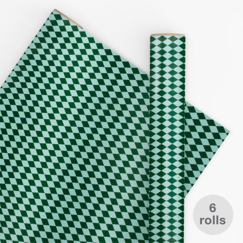 10M PAPER DIAMONDS MINT/EVERGREEN ART PAPER (MATTE) 80gsm 60cmX10M
