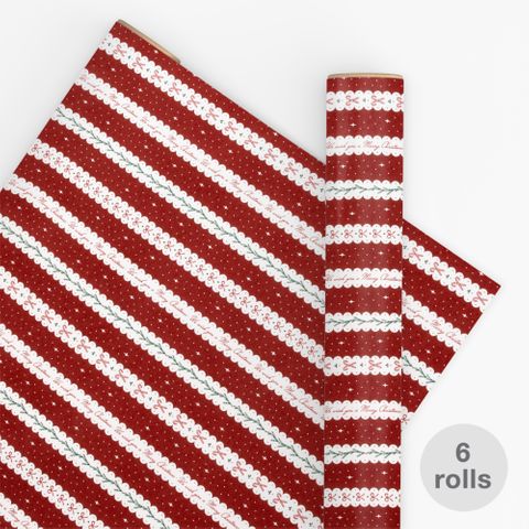 10M PAPER VINTAGE CHARM SCARLET RED (UNCOATED) 80gsm 60cmX10M