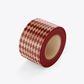 SKINNY WRAP DIAMONDS SCARLET RED/GOLD 80gsm