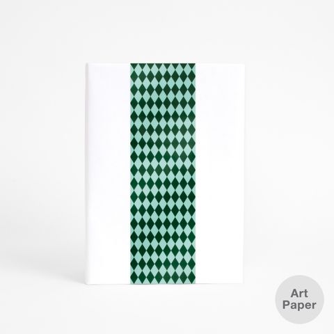 SKINNY WRAP DIAMONDS MINT/EVERGREEN 80gsm