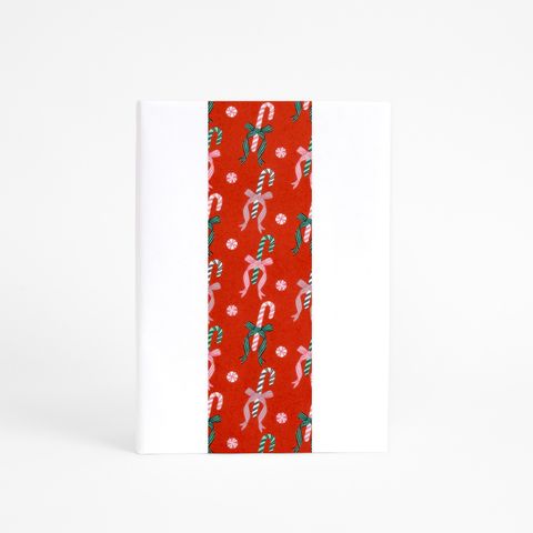 SKINNY WRAP SWEET TREAT POPPY RED 80gsm