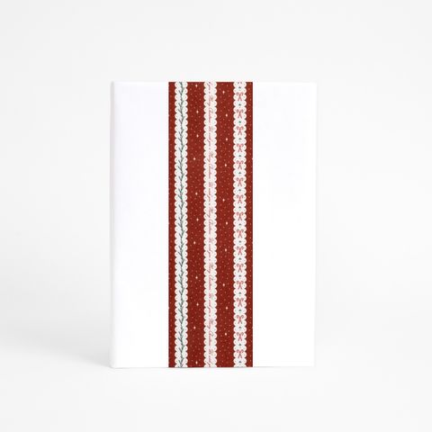 SKINNY WRAP VINTAGE CHARM SCARLET RED 80gsm