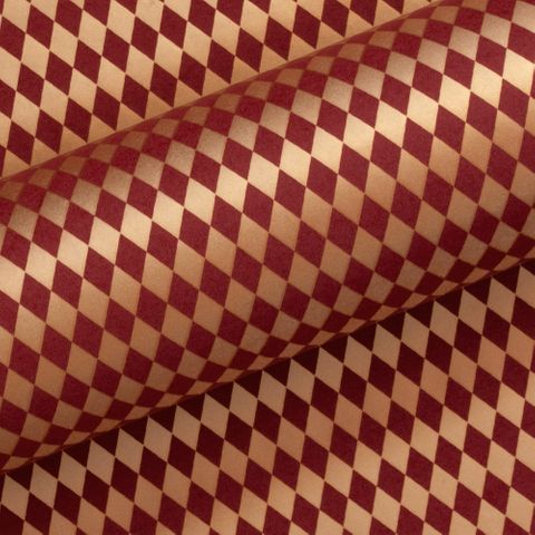 DIAMONDS SCARLET RED/GOLD 80gsm