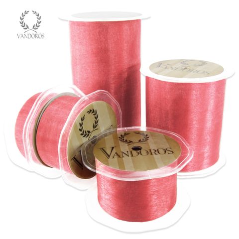 ORGANZA SEALED EDGE CORAL