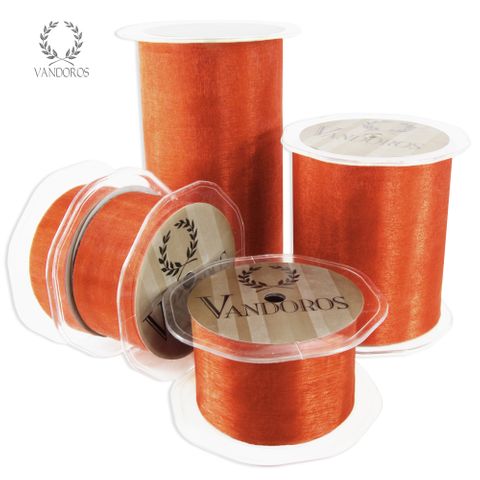 ORGANZA SEALED EDGE TERRACOTTA