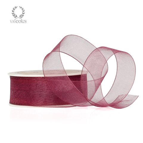 FINE ORGANZA (V24) BURGUNDY