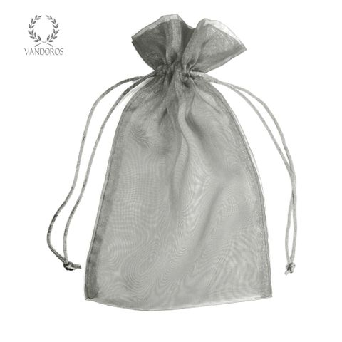 ORGANZA BAG CHARCOAL