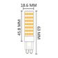 G9 6w LED - 3000K - Dim