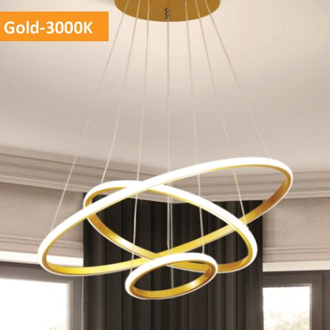 Crown 3 Ring - Gold - 3K