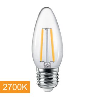 Candle C35 4w LED Filament - E27 - 2700K