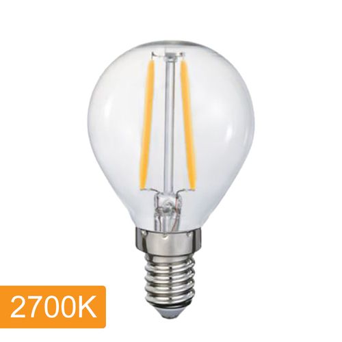 Fancy Round P45 4w LED Filament - E14 - 2700K