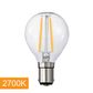 Fancy Round P45 4w LED Filament - B15 - 2700K