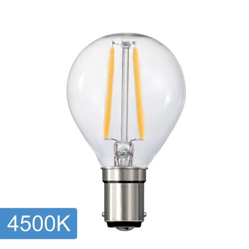 Fancy Round P45 4w LED Filament - B15 - 4500K