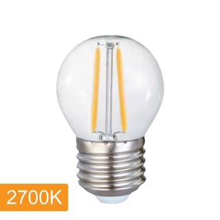 Fancy Round P45 4w LED Filament - E27 - 2700K