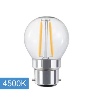 Fancy Round P45 4w LED Filament - B22 - 4500K