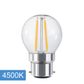 Fancy Round P45 4w LED Filament - B22 - 4500K