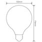 G125 6w LED Filament - E27 -Dim - 4500K