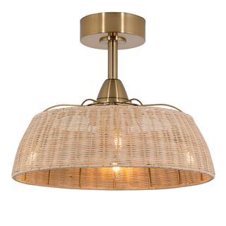 Harlow Light Fan - Gold