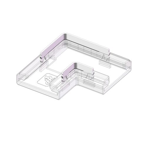 10mm L-Shape Strip to Strip Connector - 5 Pack