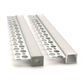 VCB020 Plasterboard Square Aluminium Profile with Diffuser - 1m
