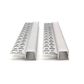 VCB020 Plasterboard Square Aluminium Profile with Diffuser - 1m