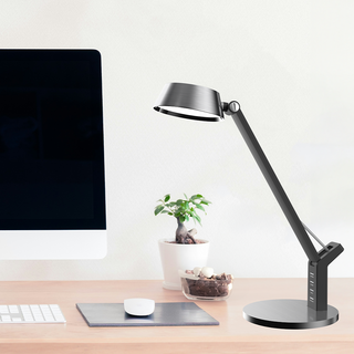 Hilda 8w LED Desk Lamp - Black-Nickel