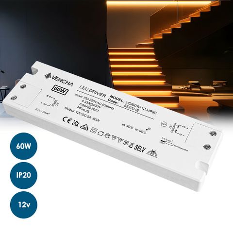 VDI60W 60w 12v IP20 LED Driver