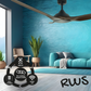 Raven RWS 64 DC Ceiling Fan - Walnut