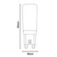 G9 4w LED Filament - Frsot - Dim - 6000K