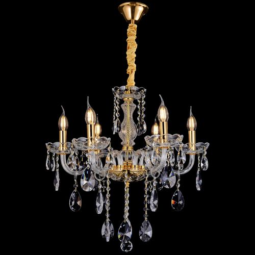 Bromley Crystal Chandelier  - 6 Light