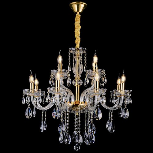 Bromley Crystal Chandelier  - 8-4 Light
