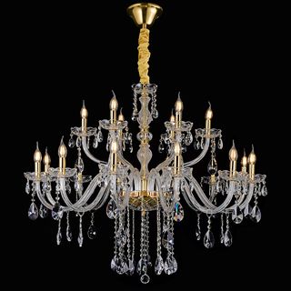 Bromley Crystal Chandelier  - 12-6 Light