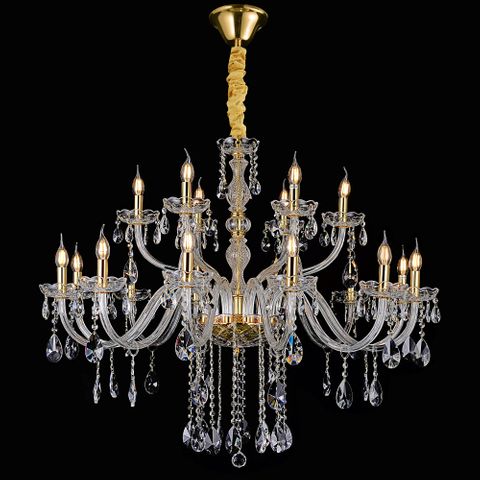 Bromley Crystal Chandelier  - 12-6 Light