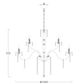 Bromley Crystal Chandelier  - 12-6 Light