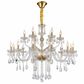 Bromley Crystal Chandelier  - 12-6 Light