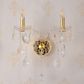 Bromley Crystal Wall Light - 2 Light