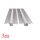 VCB002 Plasterboard Square Aluminium Profile with Diffuser - 3m