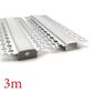 VCB003 Plasterboard Square Aluminium Profile with Diffuser - 3m