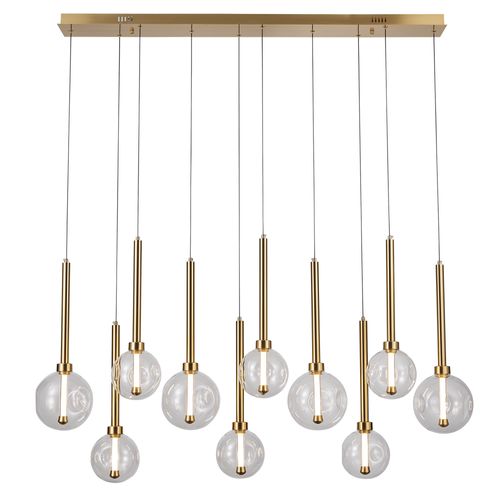 Meteor 10 Light Pendant - Bar