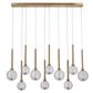 Meteor 10 Light Pendant - Bar