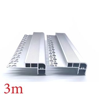 VCB021 Step Thread Aluminium Profile with Diffuser - 3m