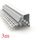 VCB051 Plasterboard Aluminium Corner Profile with Diffuser - 3m - White
