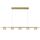 Rocket 1200 Bar Pendant - Gold