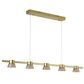Rocket 1200 Bar Pendant - Gold