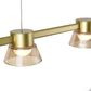 Rocket 1200 Bar Pendant - Gold