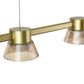 Rocket 1200 Bar Pendant - Gold